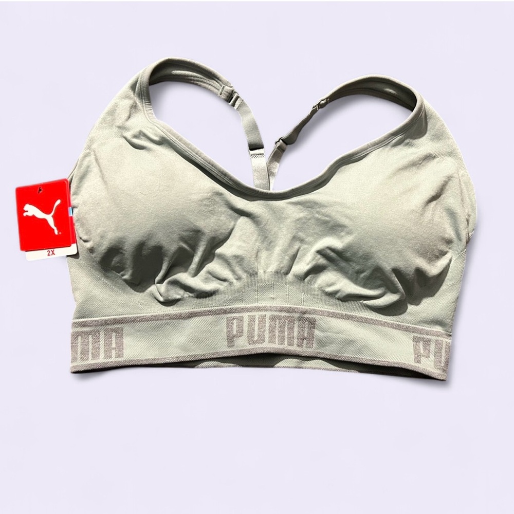 PUMA Women's Plus Seamless Solstice Sports Bra Size 2XL - New with Tags - Picture 2 of 5